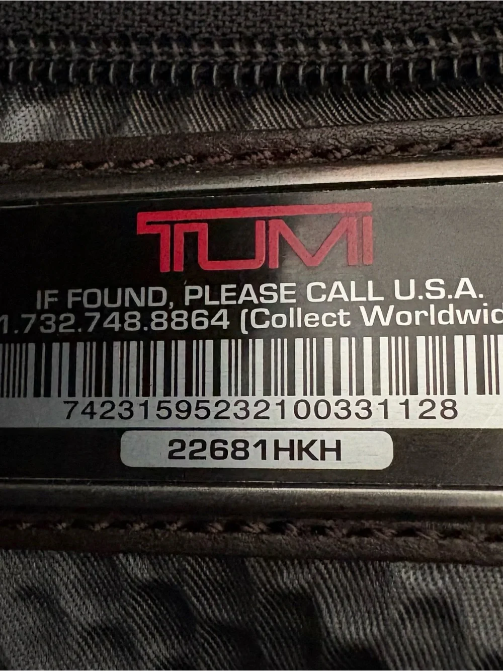 TUMI Alpha Bravo Knox Backpack 22681HKH Black Like New